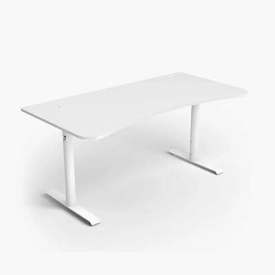 Arozzi Arena Gaming Desk, Pure White (ARENANAPWT)