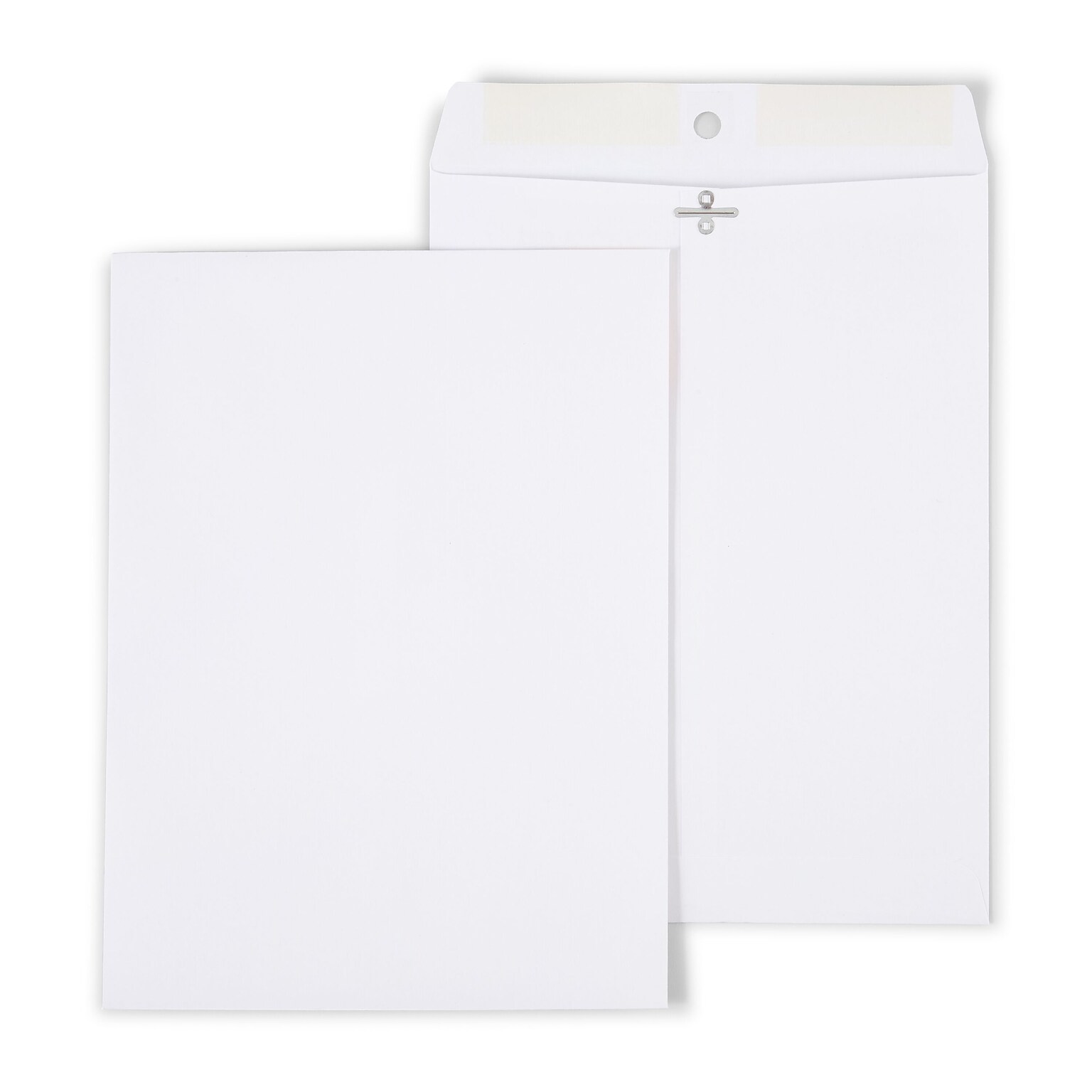 Staples Clasp Catalog Envelopes, 9L x 12H, White, 100/Box (570253/14210)