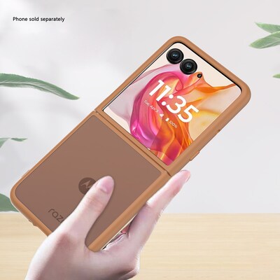 SaharaCase Venture Series Phone Case for Motorola Razr Ultra, Shock Absorbing, Sand Orange (CP00852)