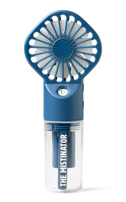 The Mistinator Rechargeable Water Fan with Handheld Device.