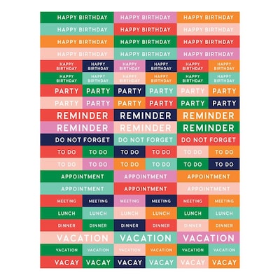 TF Publishing Luxe 8.5" x 9" Weekly & Monthly Planner, Paperboard Cover, Multicolored (99-9901)