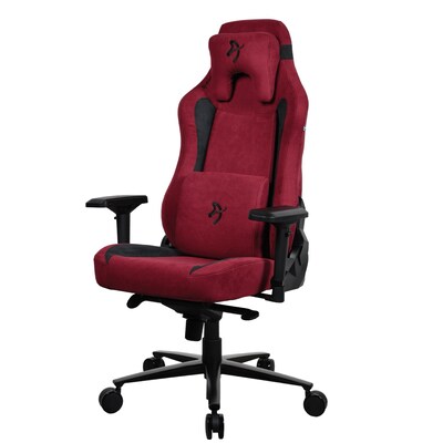 Arozzi Vernazza Supersoft Fabric Ergonomic Racing Gaming Chair, Bordeaux (VERNAZZA-SPSF-BDX)