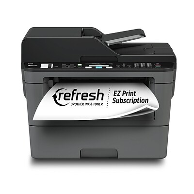 Brother MFC-L2710DW Black & White All-In-One Laser Printer, Refresh Subscription Eligible