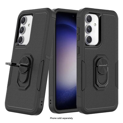 SaharaCase Raider Phone Case for Galaxy S25, Shock Absorbing, Scorpion Black (CP00743)