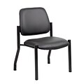 Boss Armless Guest and Reception Area Chair, Black (B9595AM-BK)