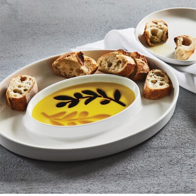 Olive Oil and Vinegar Dipping Tray