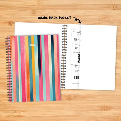 2026 Willow Creek Super Stripe 8.5" x 11" Weekly & Monthly Planner, Paperboard Cover (57384)