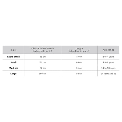 FDMT Deep Pressure Vest, Small, Black (MNO0010P)