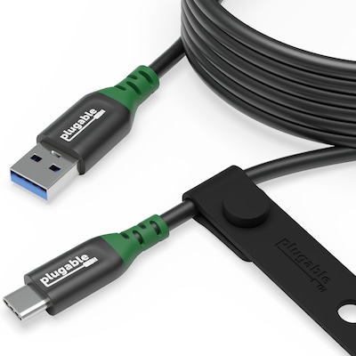 Plugable 6.6 USB-C to USB-A Cable, Black (USBC-A2M)
