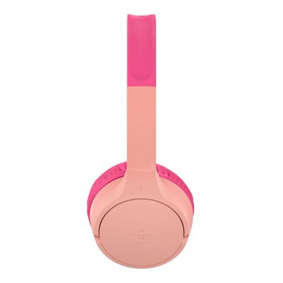 Belkin SoundForm Mini Wireless On-Ear Headphones, Bluetooth, Pink (AUD001BTPKV3)
