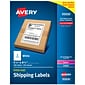 Avery Laser/Inkjet Shipping Labels, 5-1/2" x 8-1/2", White, 2 Labels/Sheet, 250 Sheets/Box (95930)