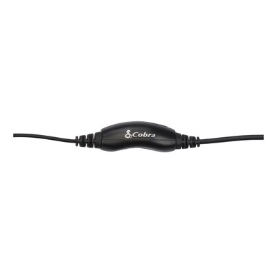 Cobra C-Style 2.5-mm Earloop-Wrap In-Ear Headset for Select Cobra Two-Way Radios, Black (0010122-1)