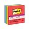 Post-it Super Sticky Notes, 3 x 3, Playful Primaries Collection, 90 Sheet/Pad, 5 Pads/Pack (654-5S