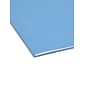 Smead File Folder, 1/3-Cut Tab, Letter Size, Blue, 100/Box (12043)