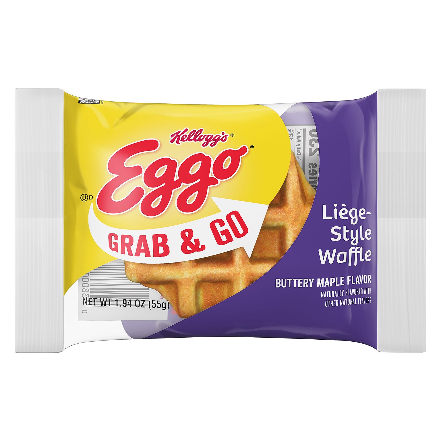 Eggo Homestlye Butter Maple Waffles, 1.94 oz., 54/Pack (220-02466)