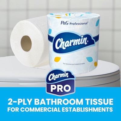 Charmin Professional Toilet Paper, 2-ply, White, 450 Sheets/Roll, 75 Rolls/Case (71693)
