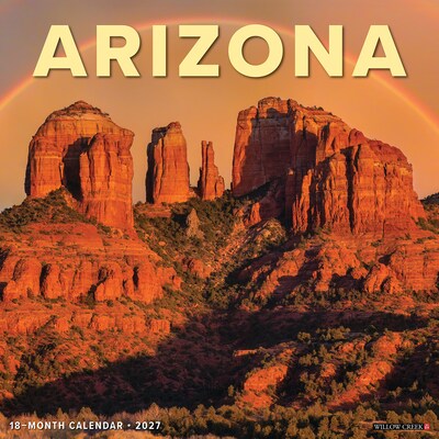 2027 Willow Creek Arizona 12 x 12 Monthly Wall Calendar, Assorted Colors (58824)