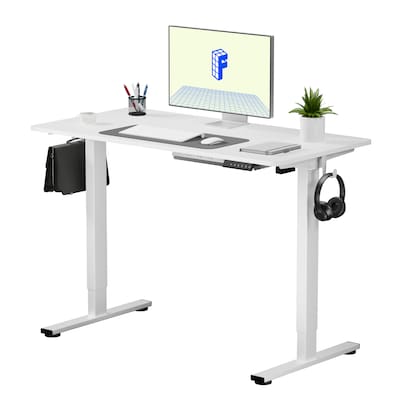 Flexispot EZ2 48W Electric Adjustable Standing Desk, White (EZ2W-E)
