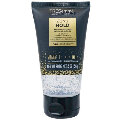 TRESemme Tres Styling Gel, 2 oz Tube, 8 Tubes/Bag, 18 Bags/Carton