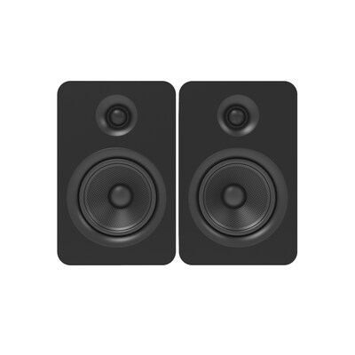 Kanto YU Passive 5.25" Speakers with 1" Silk Dome Tweeter and 5.25" Kevlar Woofer, Black, Pair (YUP6)