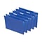 Staples® Hanging File Folders, 1/5-Cut Tab, Letter Size, Blue, 25/Box (ST163501-CC)