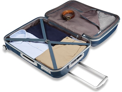Samsonite Freeform 31.1" Hardside Suitcase, 4-Wheeled Spinner, TSA Checkpoint Friendly, Navy (78257-1596)
