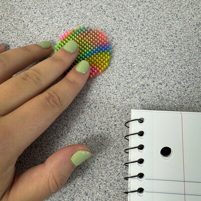 The Pencil Grip Creations Silicone Zen Dots, Multicolored, 18/Pack (TPG89706)