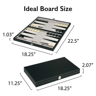 Mainstreet Classics Classic 18 Backgammon Set (55-0919)