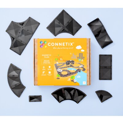 Connetix Magnetic Tiles Creative Roads Pack, 48 Pieces (CNTO00048CR)