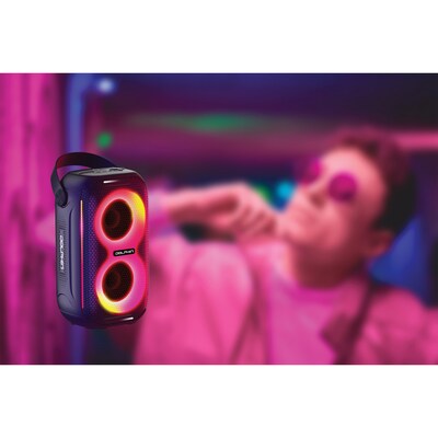 Dolphin Audio Wireless Bluetooth Party Speaker, Waterproof, Black (S-20)