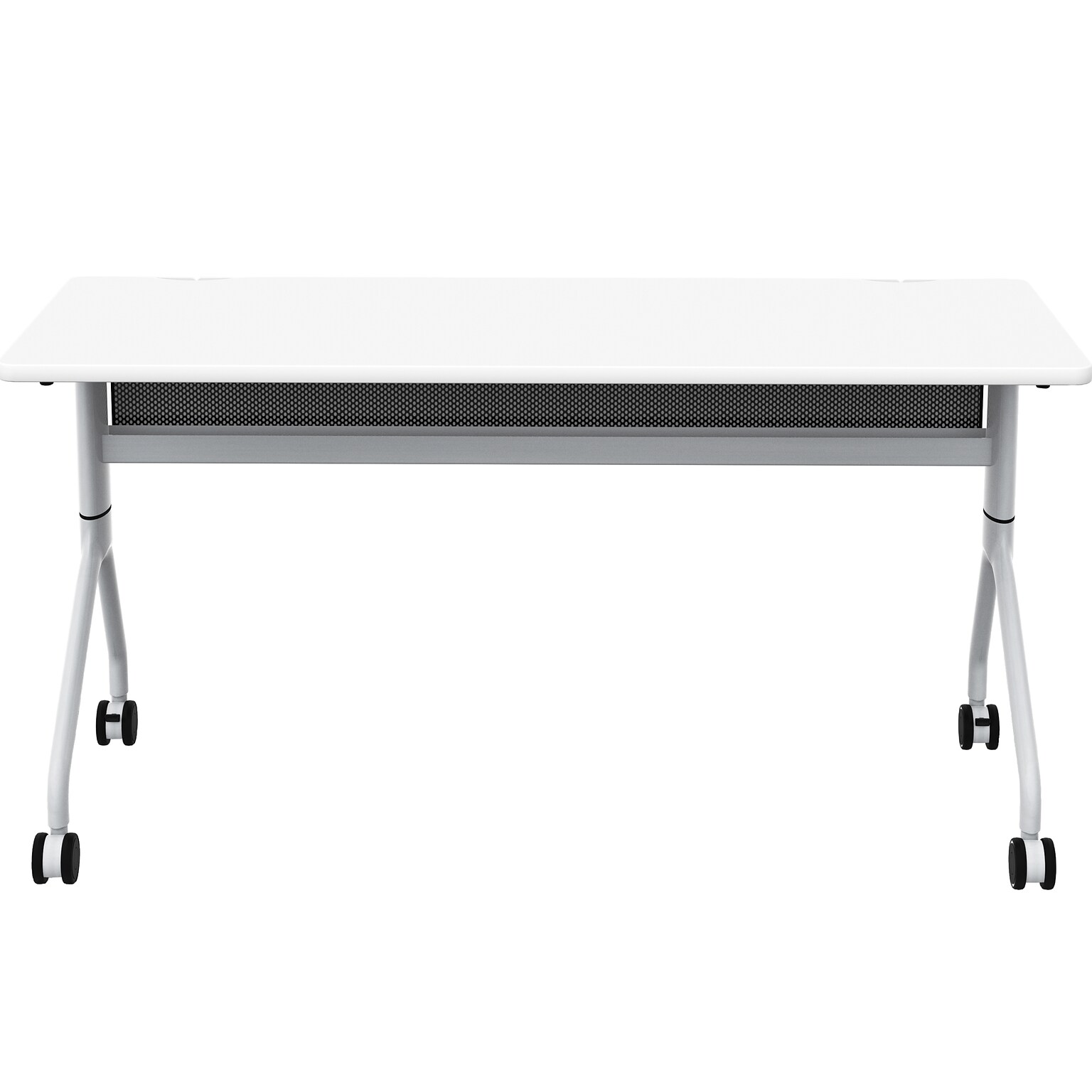 Safco Rumba Training Room Table, 24 x 60, Designer White (RBA6024FLSLDSWT)