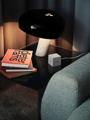 AVOLT Square 1 5.9' 3-Outlet Power Extender with USB-C, Opal White (SQ1-NABC30-18WH)