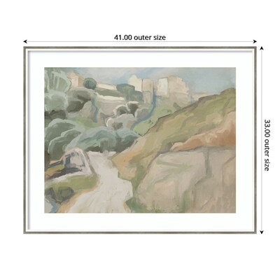 Amanti Art Afternoon Forest Hike by Urban Road Wood Framed Wall Art Print, 41" x 33" (A42677390667)