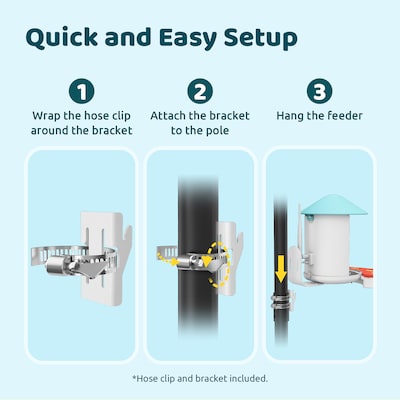 Birdfy Feeder 1 Smart Bird Feeder with Camera, Solar Panel and Free AI Lifetime Subscription, Blue (EPPAMBNI8101110)