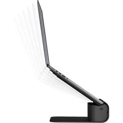 Rain Design iLevel 2 10.1 x 8.8 Aluminum Adjustable Laptop Stand, Black (12034)