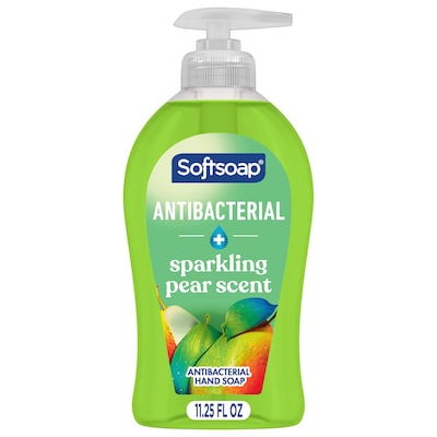 Softsoap Antibacterial Liquid Hand Soap, Sparkling Pear Scent, 11.25 oz. (US07326A)