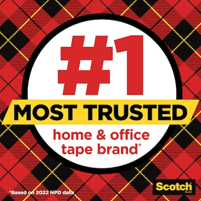 Scotch Transparent Tape Refill, 3/4" x 27.77 yds., 1" Core, Clear, 24 Rolls/Pack (600K24)