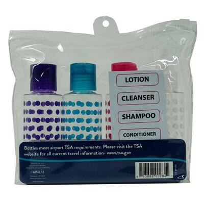 Handy Solutions Good To Go 5 Piece Airplane Bottle Kit - 6 ct Traypack, CT of 12 (72 ea)