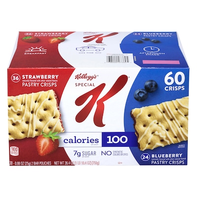 Special K Nutrition Bar Variety Pack, 0.88 oz., 60 Bars/Box (220-01007)