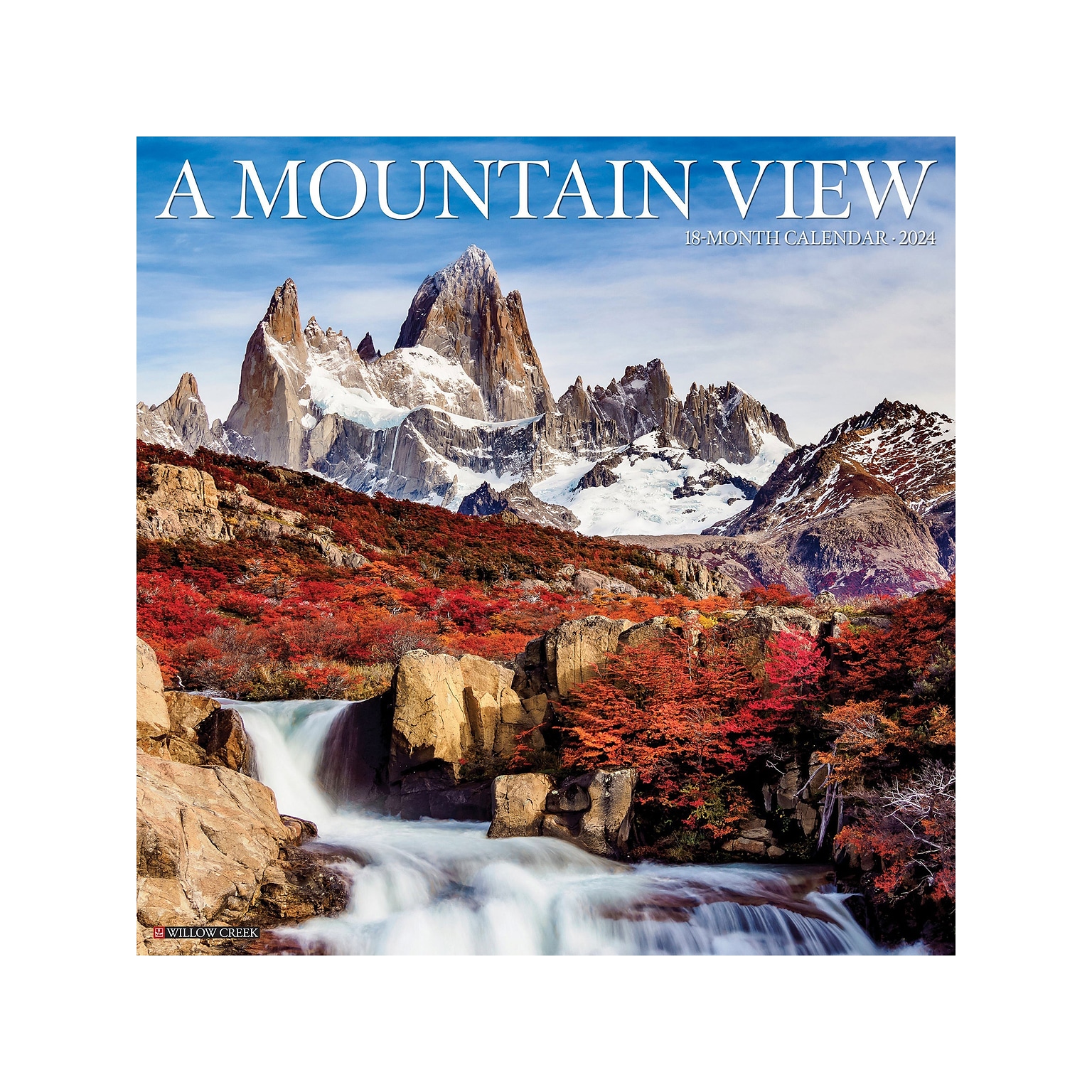 2024 Willow Creek Mountain View 12 x 12 Monthly Wall Calendar (34545)