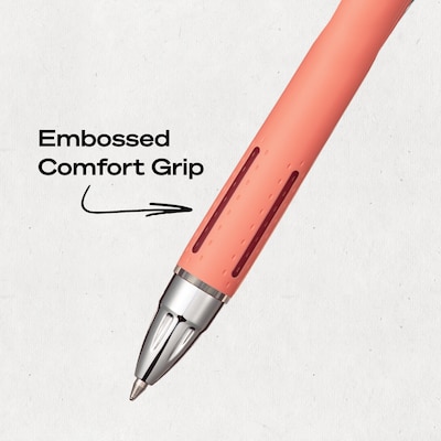 uni-ball Jetstream RT Retractable Ballpoint Pen, Fine Point, 0.7mm, Black Ink, 3/Pack (70917)