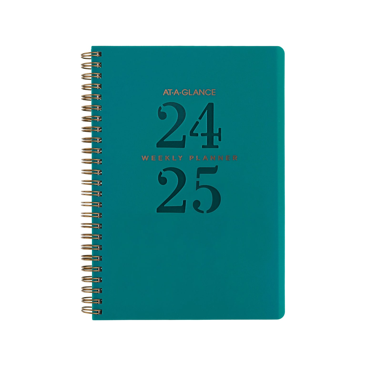 2024-2025 AT-A-GLANCE Signature Lite 5.5 x 8.5 Academic Weekly & Monthly Planner, Teal (YP20LA-12-25)