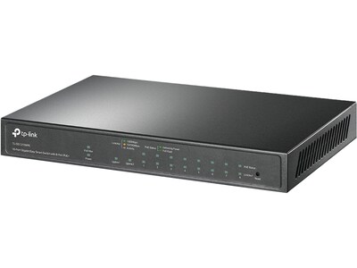 TP-LINK 10-Port Gigabit Ethernet PoE Smart Switch, Black (TL-SG1210MPE)