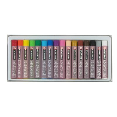 Sakura Cray-Pas Expressionist Oil Pastels, Assorted Colors, 16/Set, 3 Sets/Bundle (SAKXLP16-3)