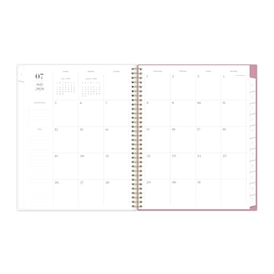 2026-2027 Blue Sky 8" x 11" Academic Year Weekly & Monthly Planner, Plastic Cover, Gingham (161388)