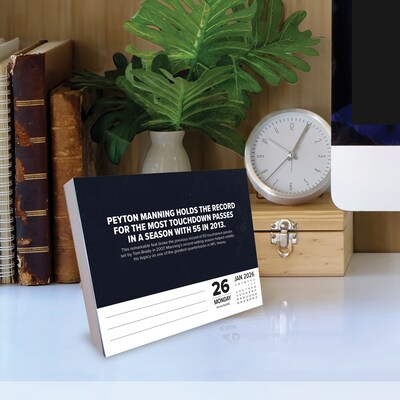 2026 Willow Creek Super Sports Stats & Facts 6.2" x 5.4" Day-to-Day Calendar (55229)