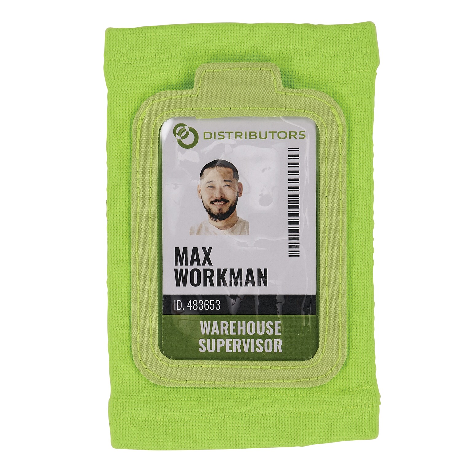Ergodyne Squids 3388 Armband ID Badge Holder, Lime (19962)