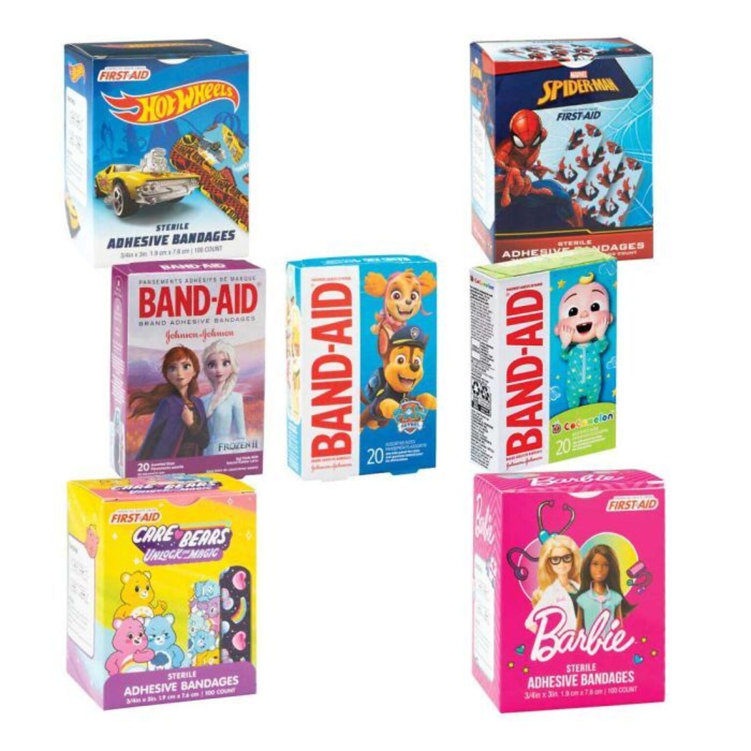 SmileMakers Character 3/4 x 3 Adhesive Bandages, Assorted, 460/Pack (BAID)