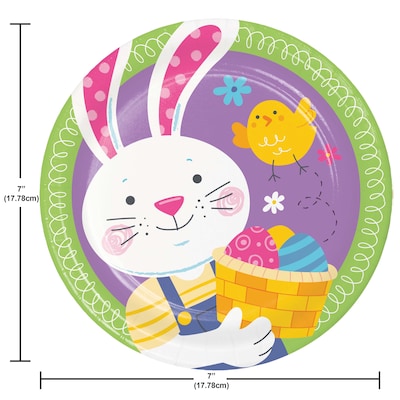 Say Hooray! Bunny Bliss Easter Disposable Tableware Set, 49/Pack (DTC9626E2A)