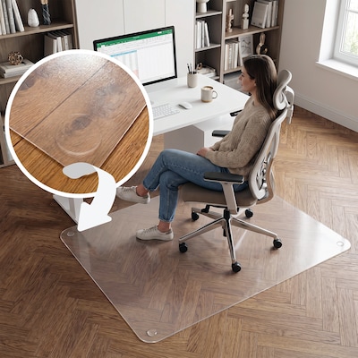 Floortex Slip-Resistant Chair Mat Pads, 45/Pack (NPPDFLAD0001)